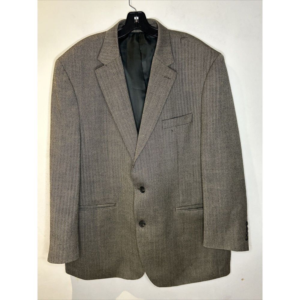 mens brown Ralph Lauren Wool Cashmere blazer jacket sport suit coat soft 48R